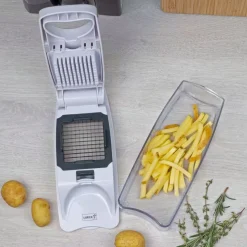 LurchWürfel-/Stifteschneider 3-tlg. steingrau/weiß