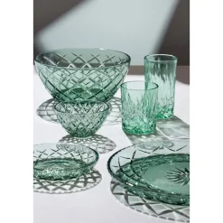 Lyngby GlasSalatschüssel 24 cm Sorrento grün