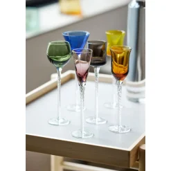 Lyngby GlasSchnapsgläser 6-tlg. London farblich sortiert