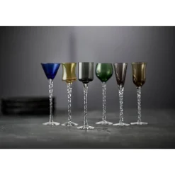 Lyngby GlasSchnapsgläser 6-tlg. London farblich sortiert