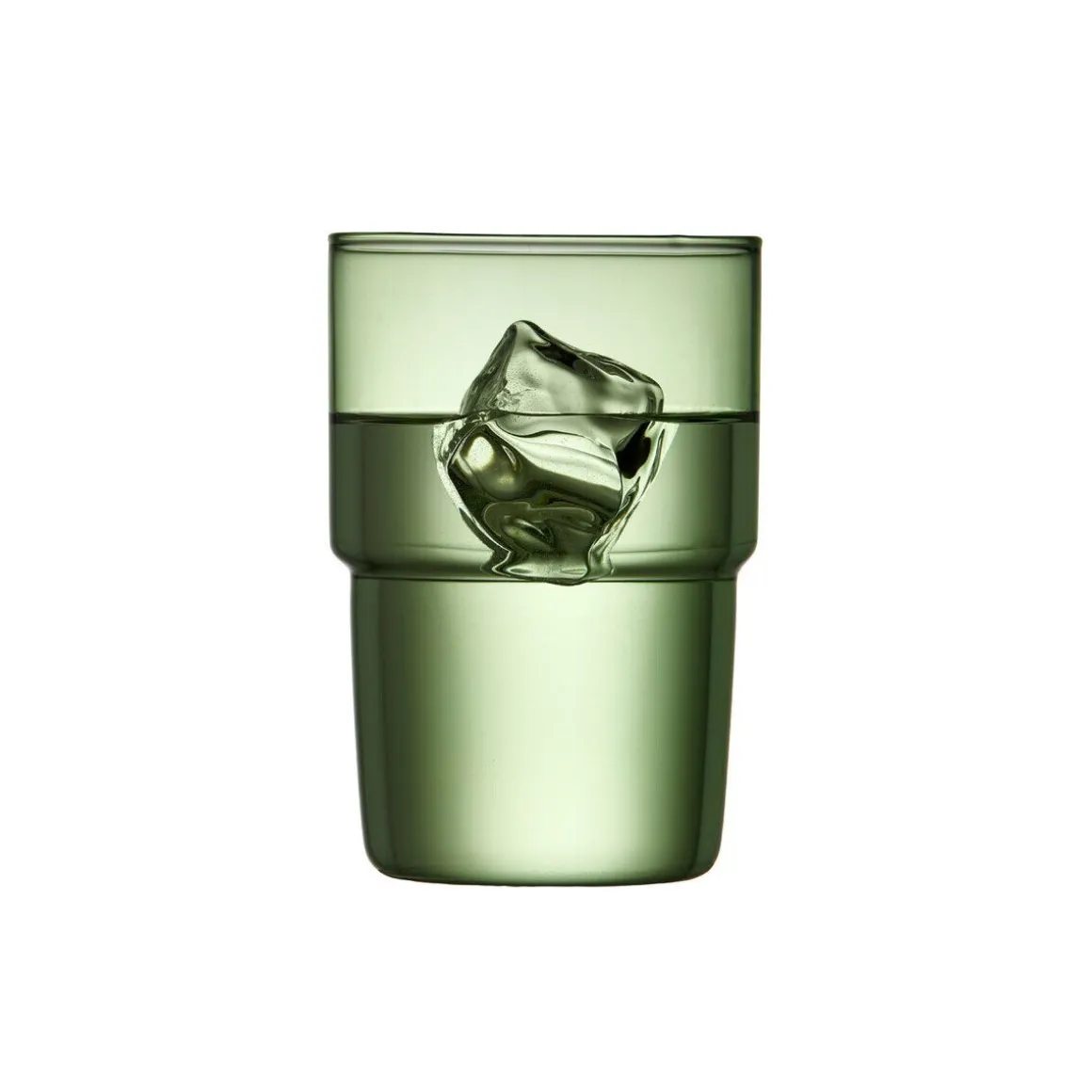 Lyngby GlasTrinkglas 2er-Set Torino grün