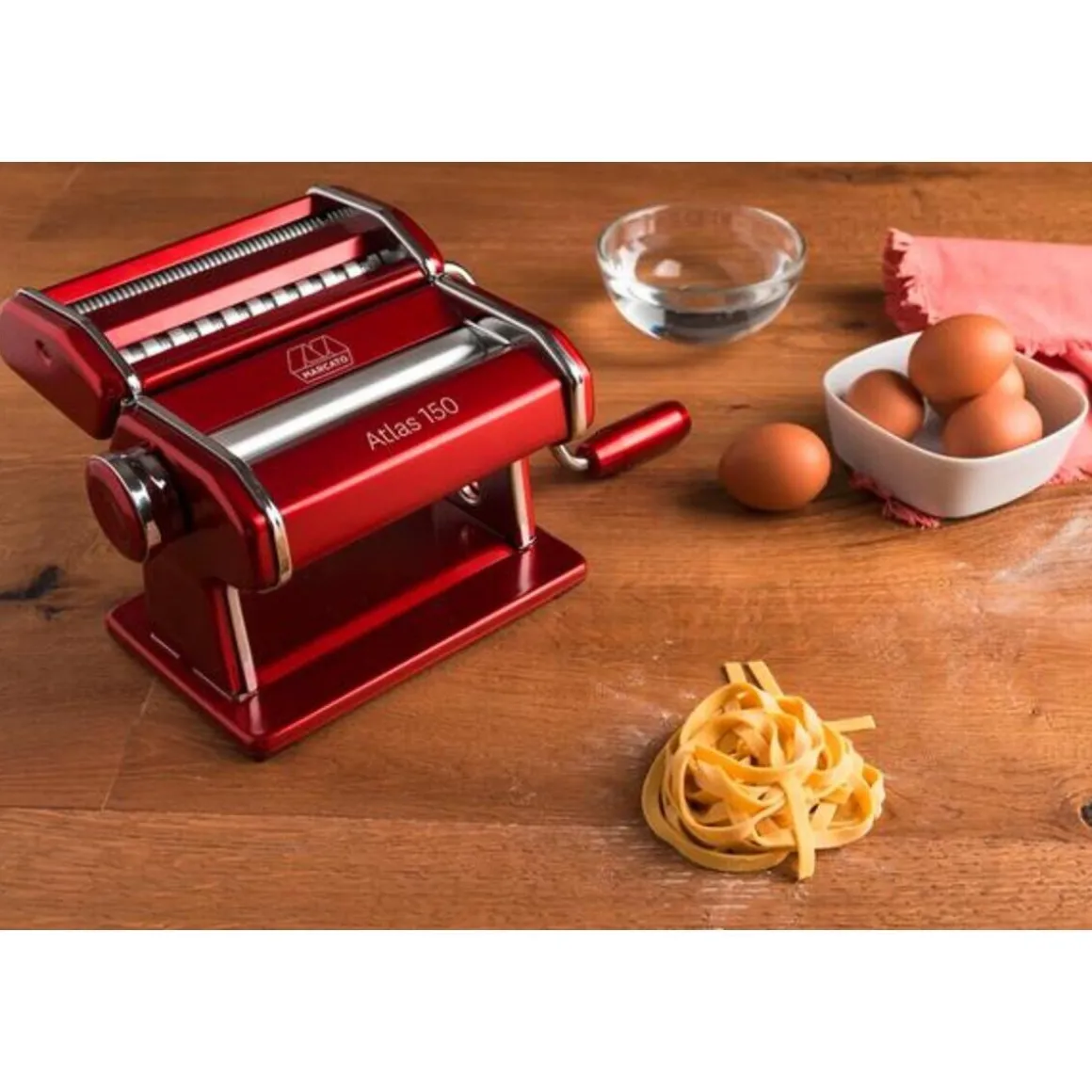 MarcatoNudelmaschine Atlas 150 21x20x16 cm Design rot