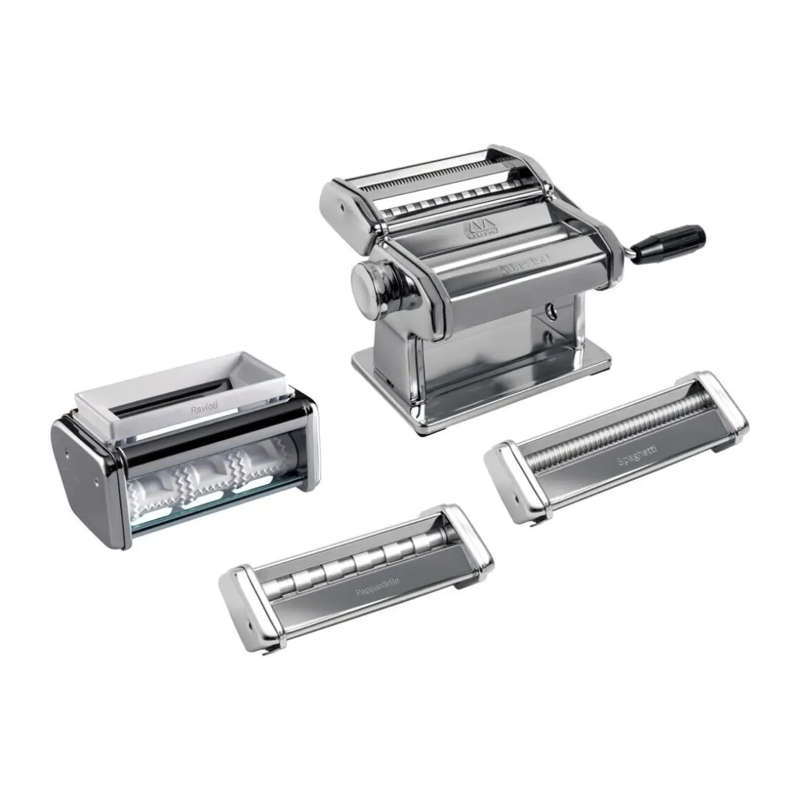 MarcatoNudelmaschinen-Set 4-tlg. Multipast chrom