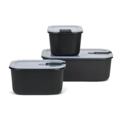 MepalFrischhaltedose 3-tlg. EasyClip Nordic Black