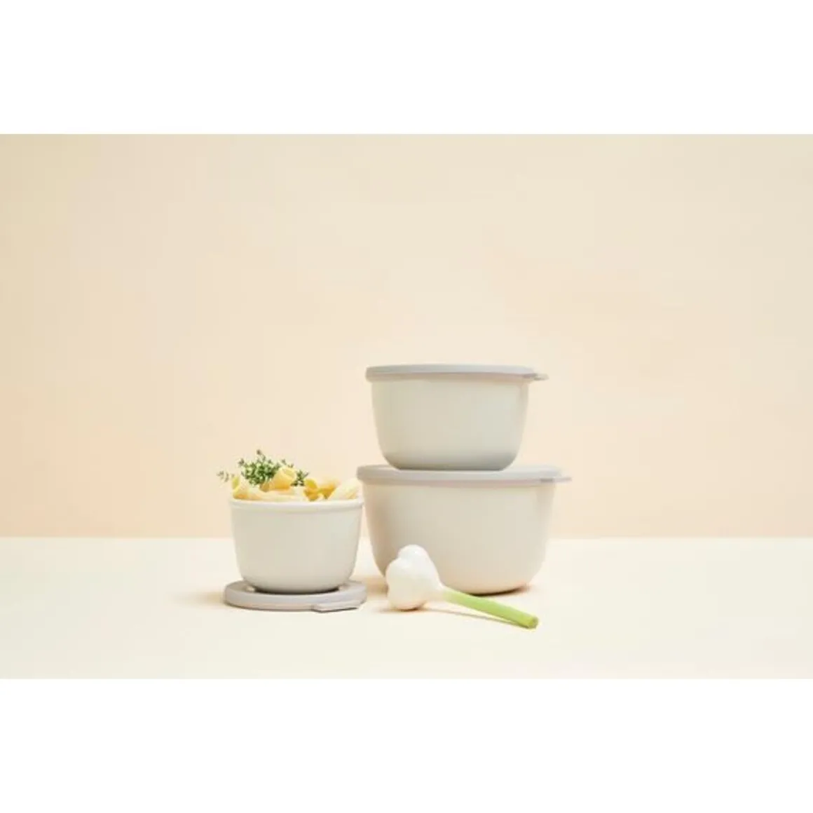 MepalStarter Set Cirqula hoch Multibowl 3tlg. nordic white