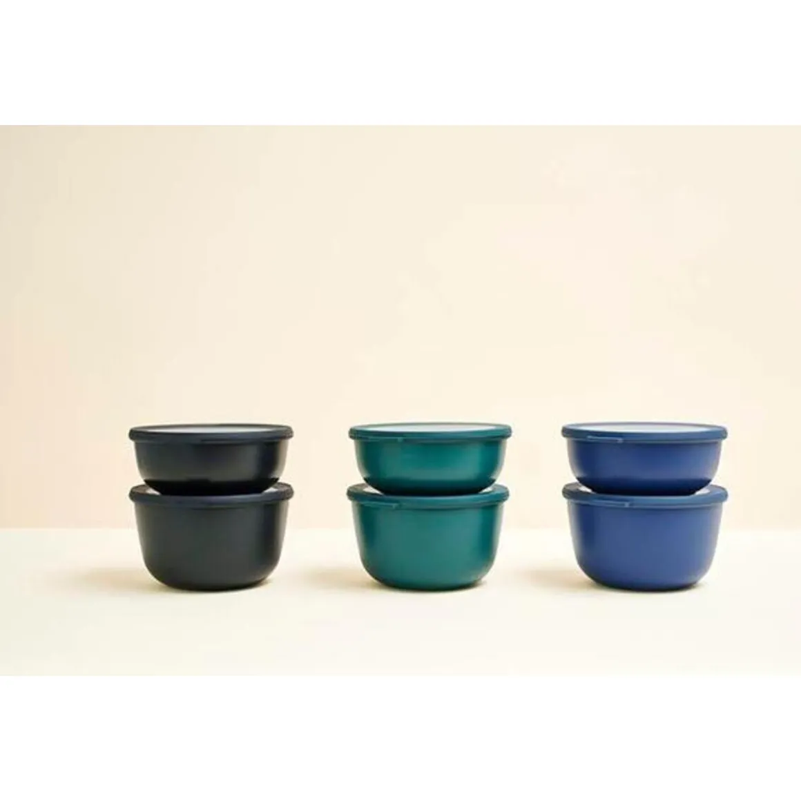 MepalStarter Set Cirqula hoch Multibowl 3tlg. nordic black