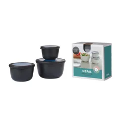 MepalStarter Set Cirqula hoch Multibowl 3tlg. nordic black