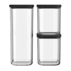 MepalVorratsdose Starter-Set 3-tlg. Modula Schwarz