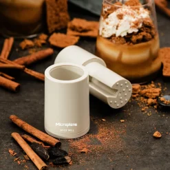 MicroplaneGewürzmühle 2in1 12 cm Speciality Cashmere Beige