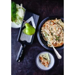 MicroplaneV-Hobel mit Julienneklingen-Einsatz 36 cm Speciality schwarz