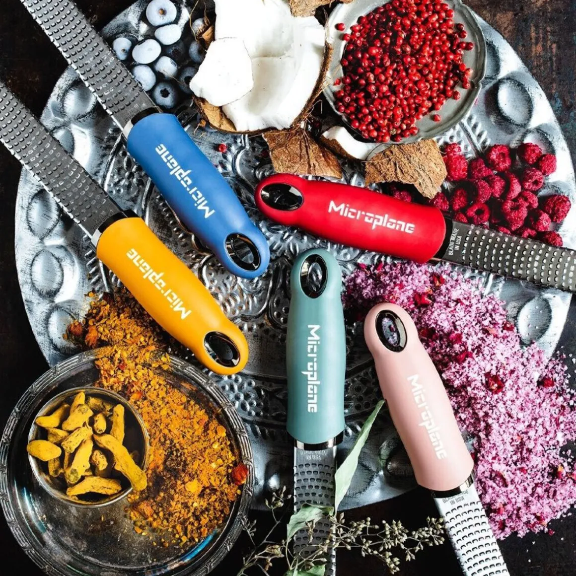 MicroplaneZester-Reibe 32 cm Premium Classic granatapfelrot