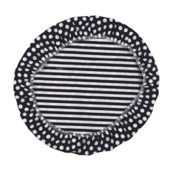 Nuts Innovations AGTextildeckel 3er Set schwarz/weiß gestreift unbewachst