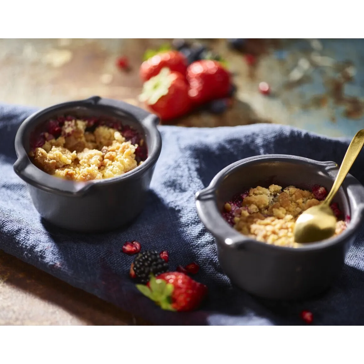 PeugeotAuflaufförmchen 2er-Set Appolia schiefergrau