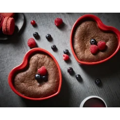 PeugeotKeramikform Herz 2er-Set For You rot