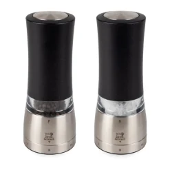 PeugeotPfeffer- und Salzmühle 16 cm Daman Elektrisch Duo u‘Select schwarz