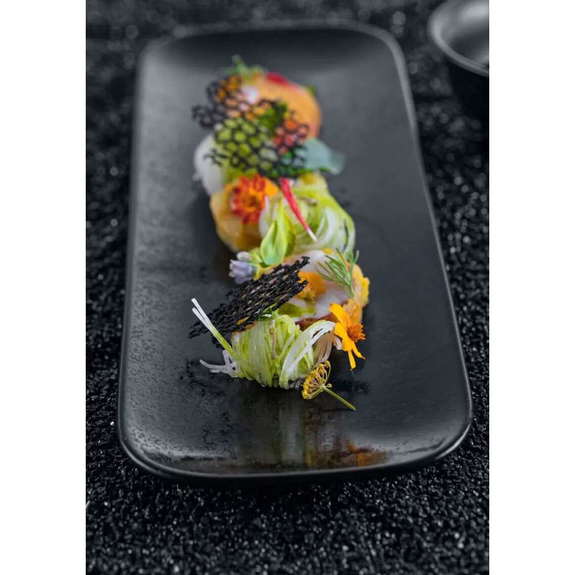 RAKPlatte recht. 22x11x1,7cm Fusion Karbon schwarz