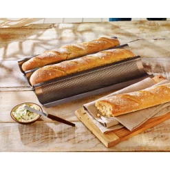 RBV BirkmannBaguette-Blech 38x29 cm Laib & Seele anthrazit