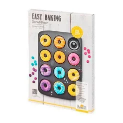 RBV BirkmannMini-Donut-Blech 26x37 cm Easy Baking grau