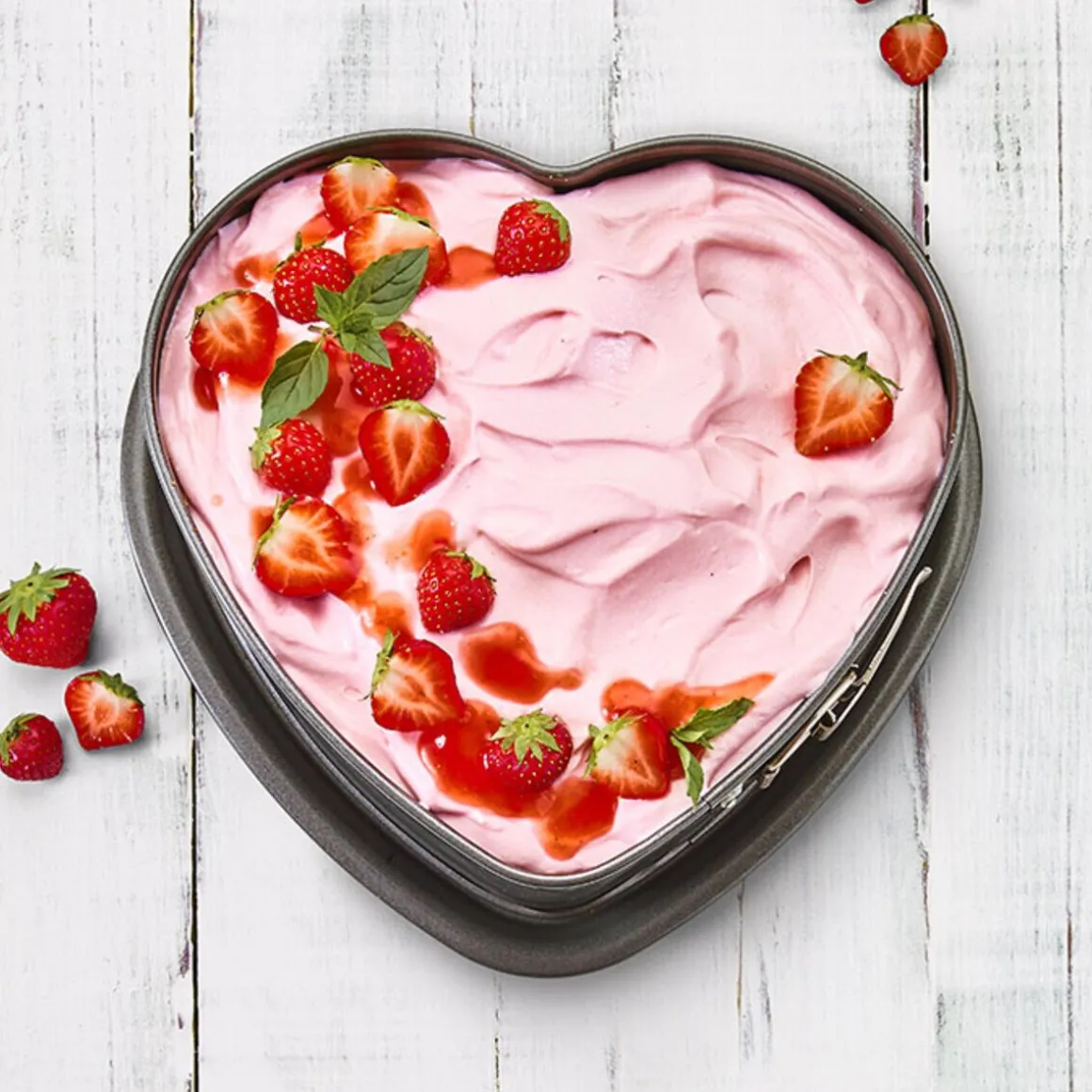 RBV BirkmannSpringform Herz 22 cm Easy Baking schwarz