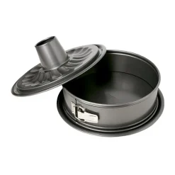 RBV BirkmannSpringform mit zwei Böden 28 cm Easy Baking grau