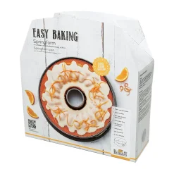 RBV BirkmannSpringform mit zwei Böden 28 cm Easy Baking grau
