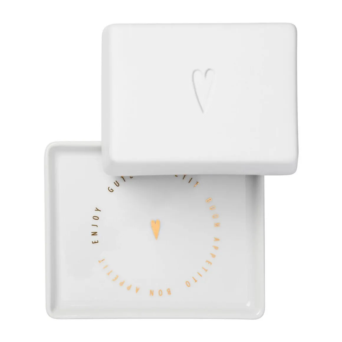 RäderButterdose Herz 125 g weiß