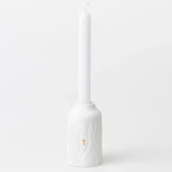 RäderKerzenhalter Seepferdchen 10 cm Unterwasserwelt weiß