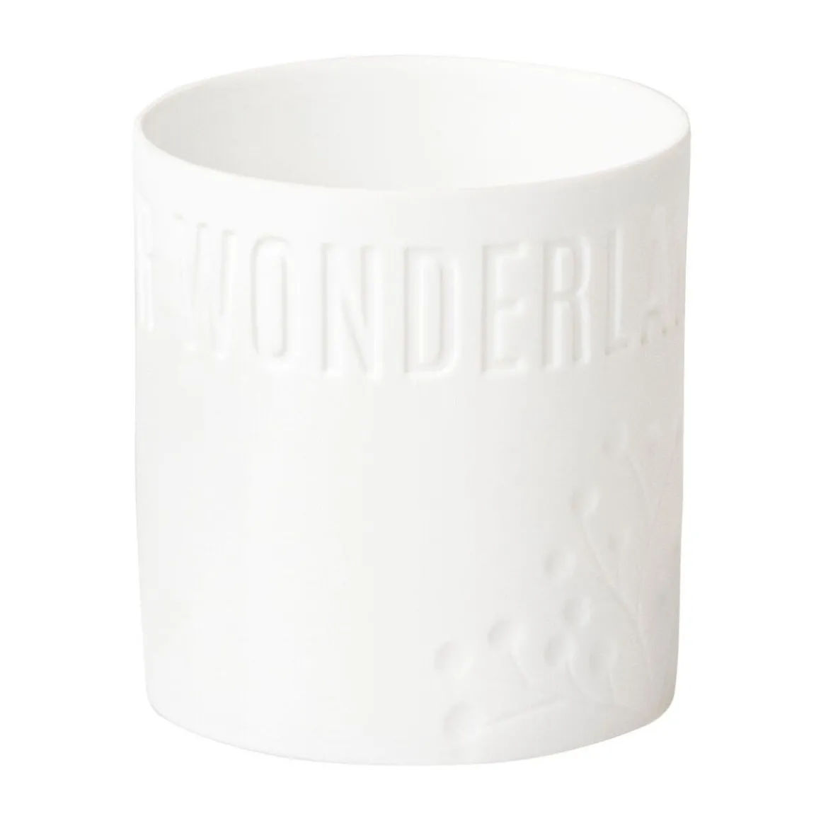 RäderTeelichthalter Winter Wonderworld 7 cm Winterzauber weiß