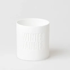 RäderTeelichthalter Winterzauber 7 cm Winterzauber weiß