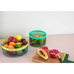 RememberGlasschale Groove blau 27x27x10cm