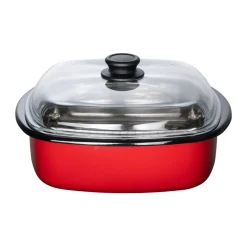 RiessDampfgarer 3-tlg. Classic Color Rot