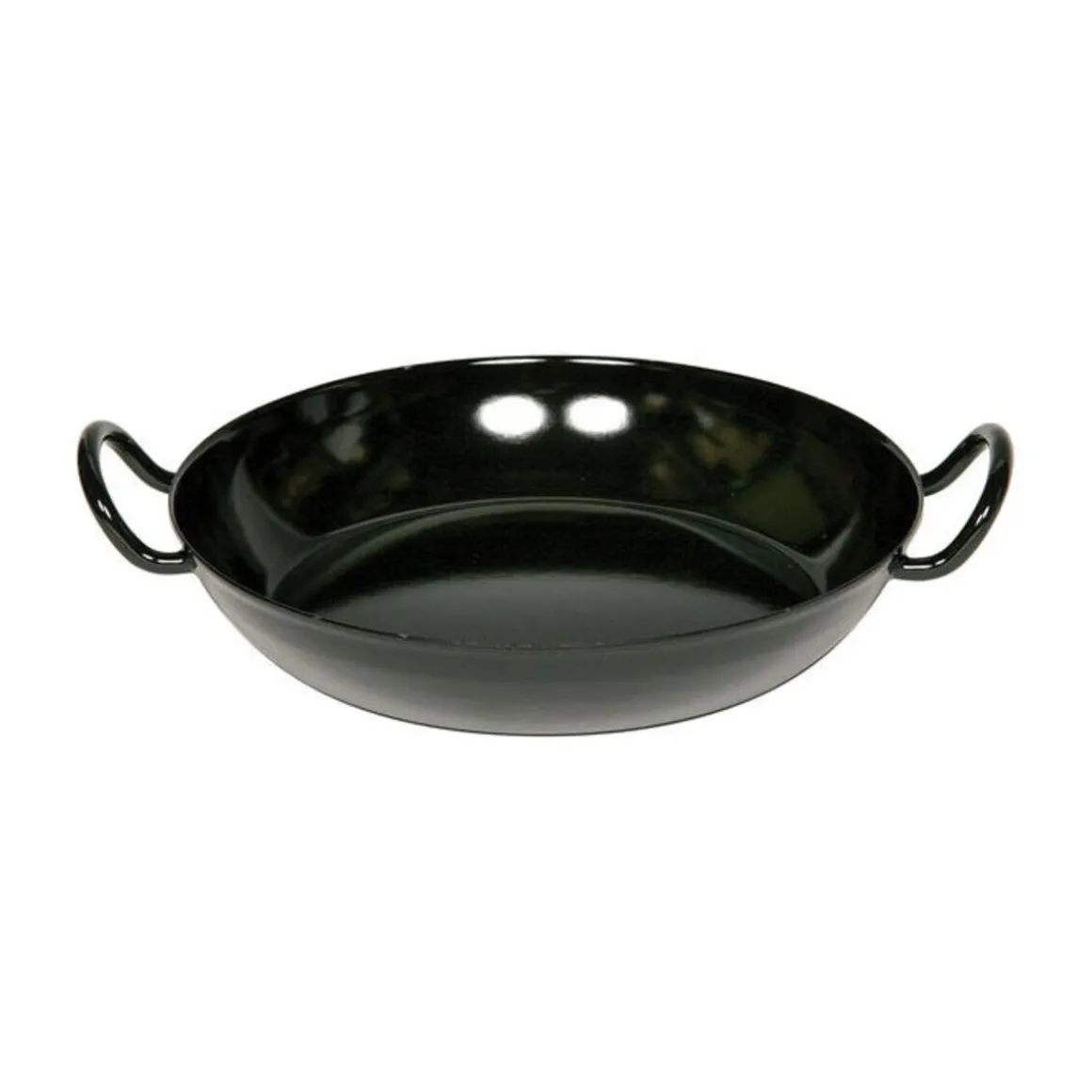 RiessSchlemmerpfanne 24cm ~ mit 2 Griffen schwarz
