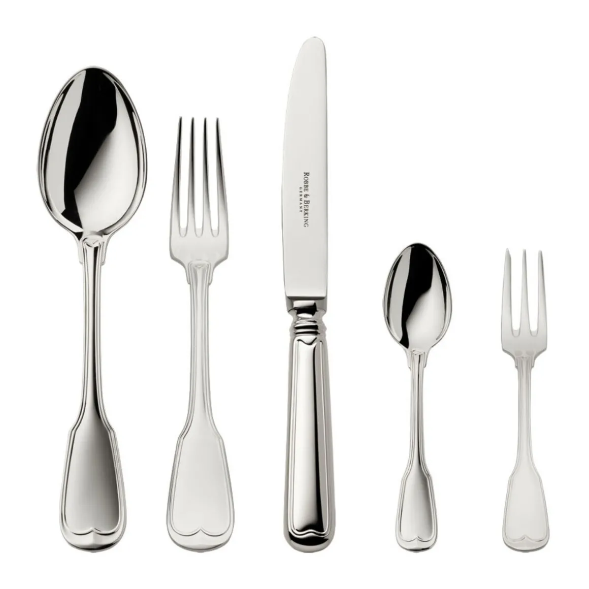 Robbe & Berking30 tlg. Garnitur Alt Faden 925 Sterlingsilber