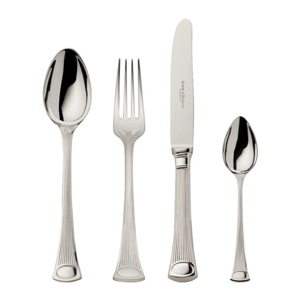 Robbe & Berking4 tlg. Garnitur Avenue 150 g versilbert