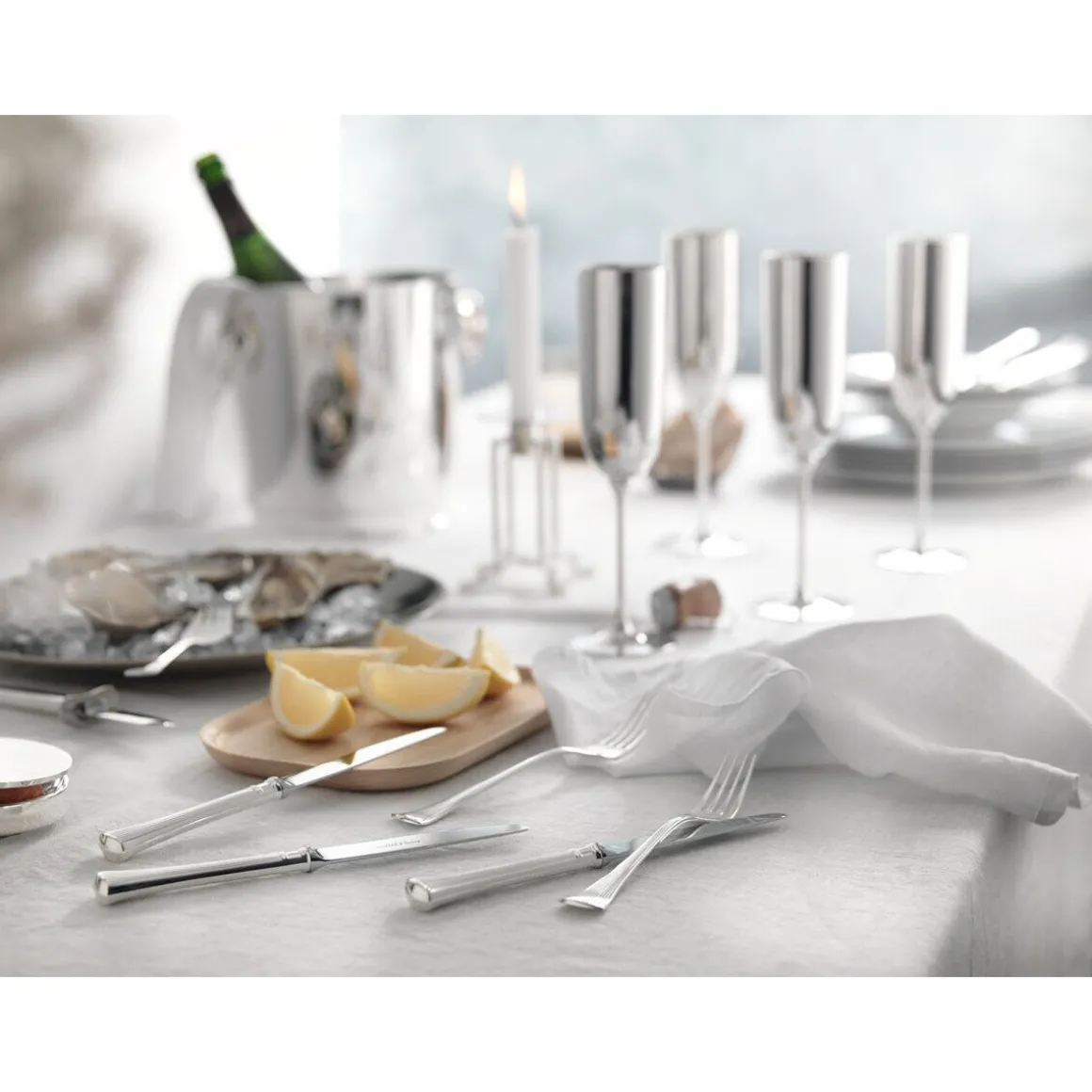 Robbe & Berking4 tlg. Garnitur Avenue 150 g versilbert