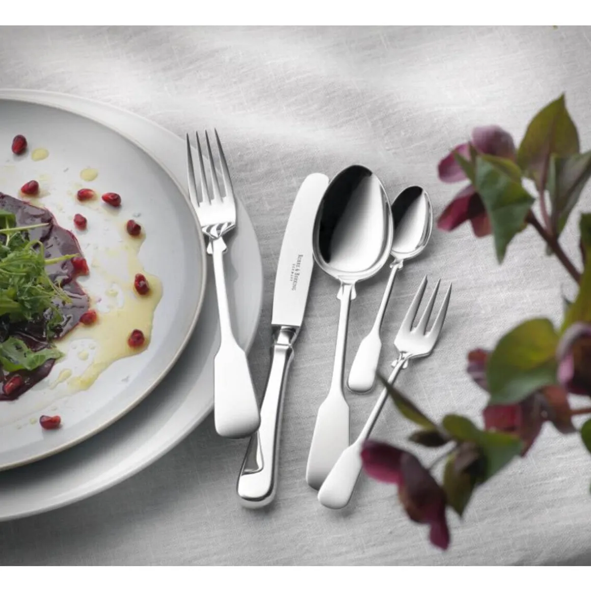 Robbe & Berking30 tlg. Garnitur Spaten 925 Sterlingsilber