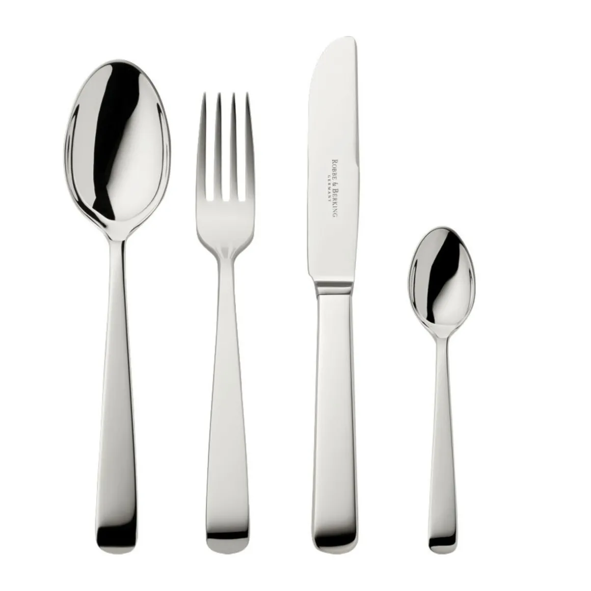 Robbe & Berking4 tlg. Menübesteck Alta 150 g versilbert