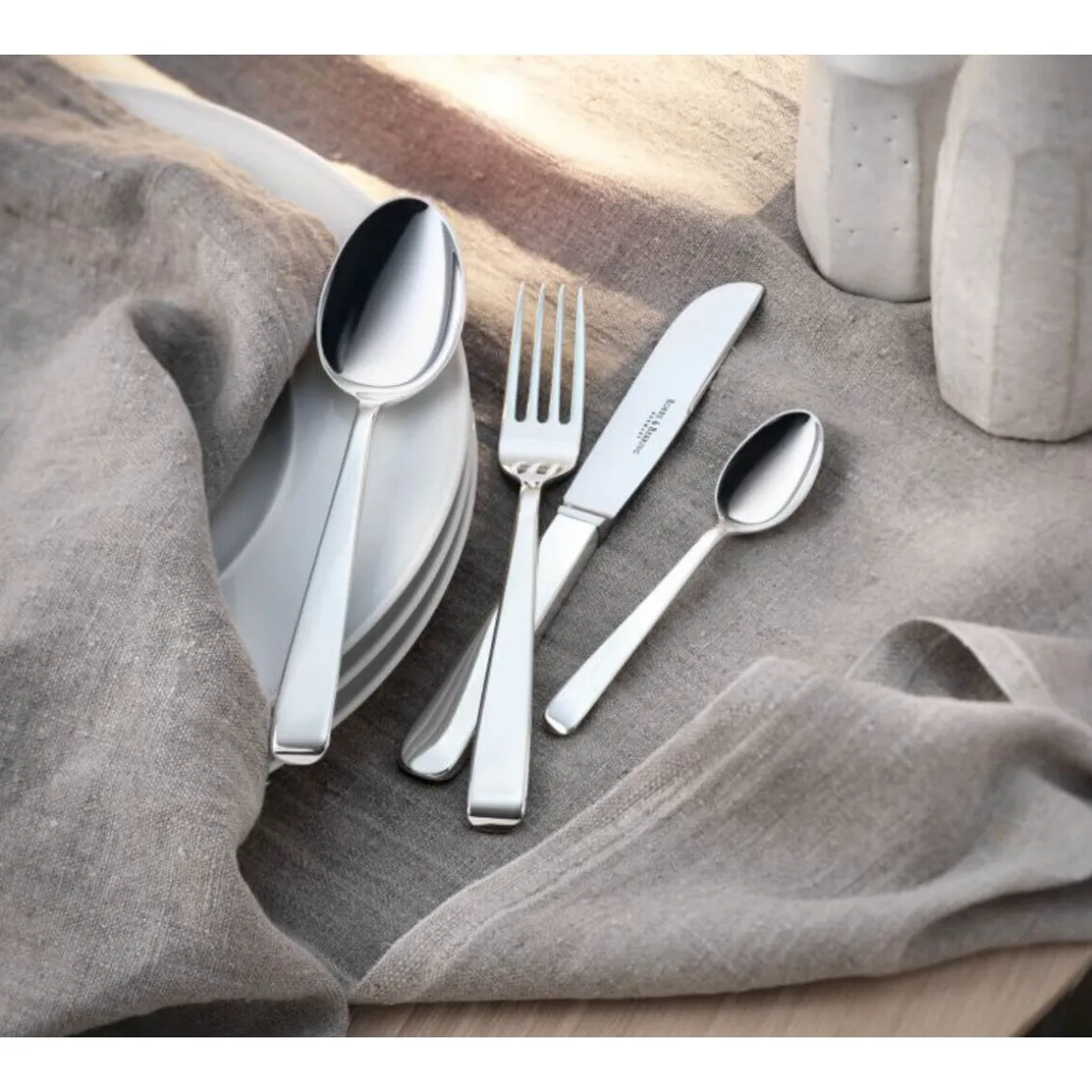 Robbe & Berking4 tlg. Menübesteck Alta 150 g versilbert