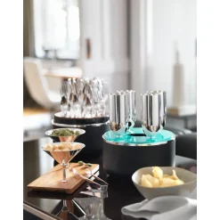 Robbe & BerkingChampagner Box 5-tlg. Dante 90 g versilbert