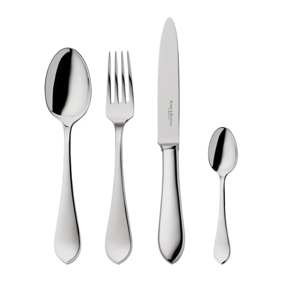 Robbe & BerkingMenübesteck-Set 4-tlg. Eclipse 150 g versilbert