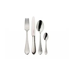 Robbe & BerkingMenübesteck-Set 4-tlg. Martelé 150 g versilbert