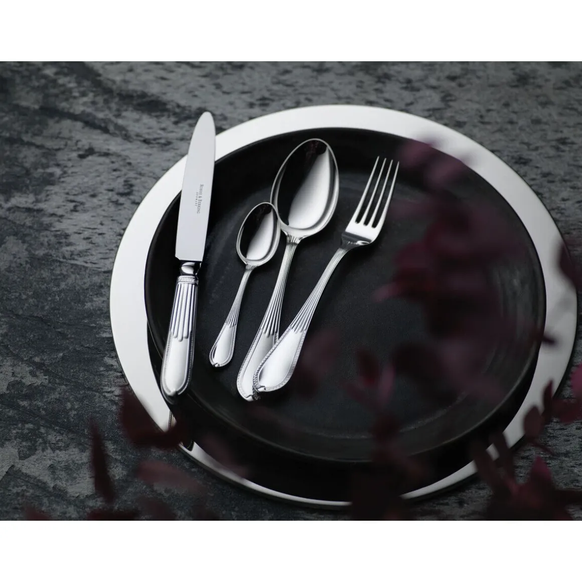 Robbe & BerkingMenübesteck-Set 4-tlg. Belvedere 925 Sterlingsilber