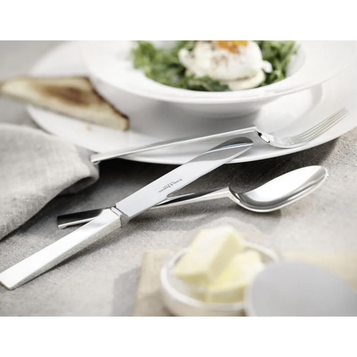 Robbe & BerkingMenübesteck-Set 4-tlg. Sphinx 150 g massiv versilbert