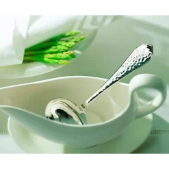 Robbe & BerkingSaucenlöffel Martelé 925 Sterlingsilber