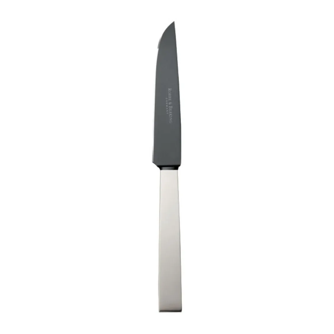 Robbe & BerkingSteakmesser Frozen Black Riva 925 Sterlingsilber