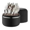 Robbe & BerkingThe Box - Martelé 150 g versilbert inkl. 24-tlg Besteckset Marble Cut