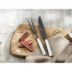 Robbe & BerkingTranchiergabel Frozen Black Riva 925 Sterlingsilber