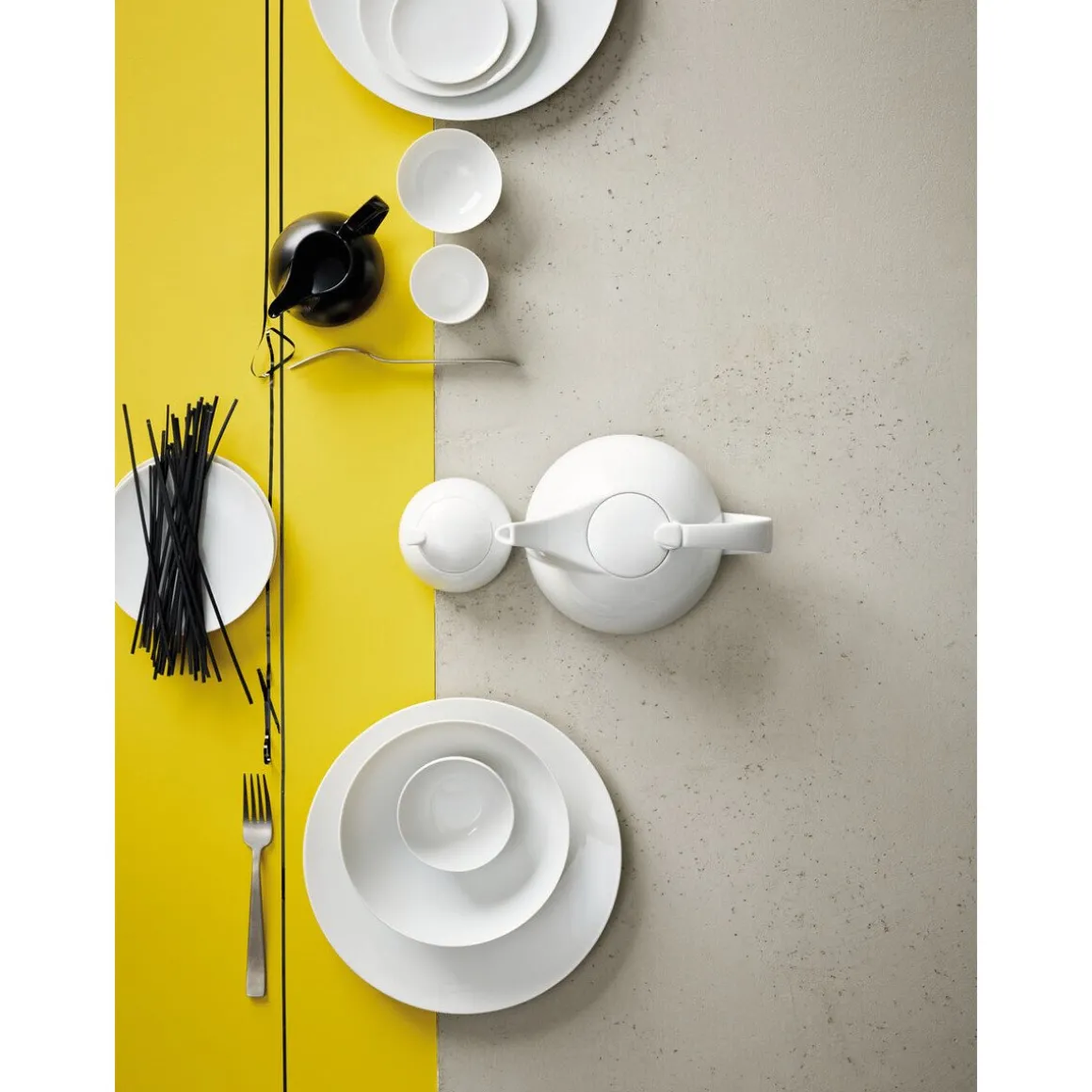 RosenthalFrühstücksteller 19 cm TAC Gropius Weiß