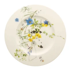 RosenthalFrühstücksteller 19cm Fahne Brillance Fleurs des Alpes