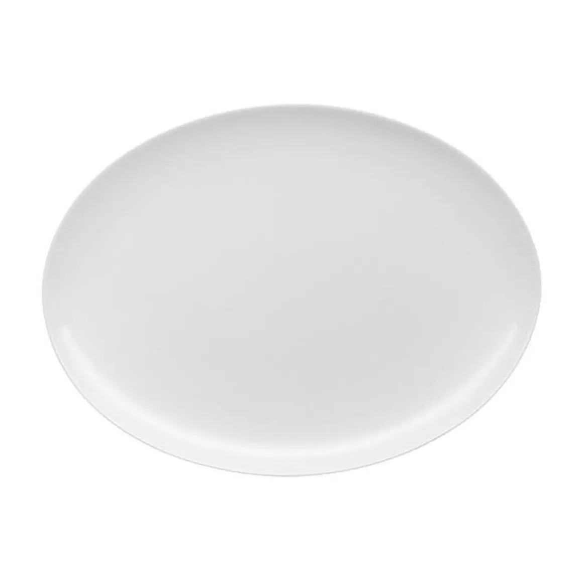 RosenthalPlatte 35cm oval Jade Weiß